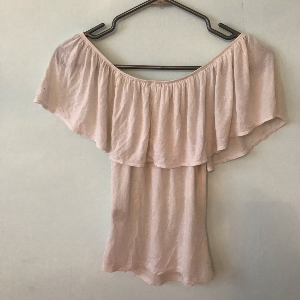 White off the shoulder top
